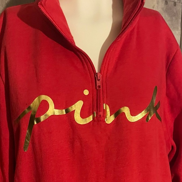 EUC VS PINK HALF ZIP - Picture 3 of 3